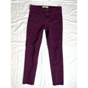 Gap Maroon Easy Leggings Pants